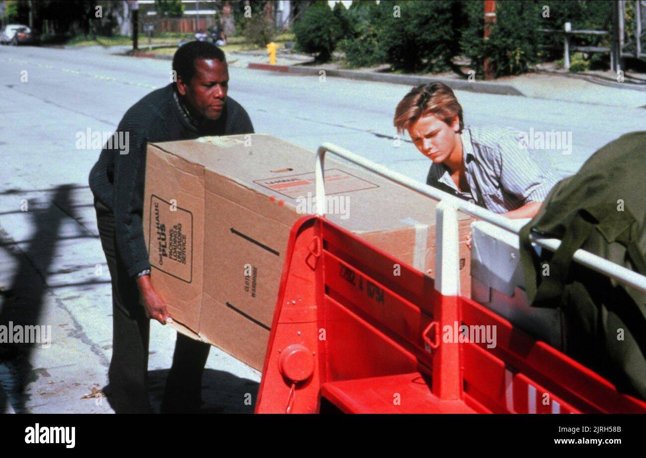 SIDNEY POITIER, RIVER PHOENIX, LITTLE NIKITA, 1988 Banque D'Images