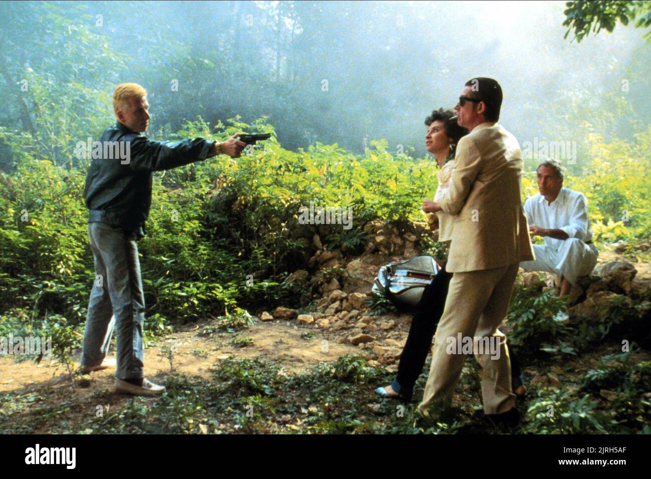 TIM ROTH, LAURA DEL SOL, JOHN HURT, Terence Stamp, le HIT, 1984 Banque D'Images