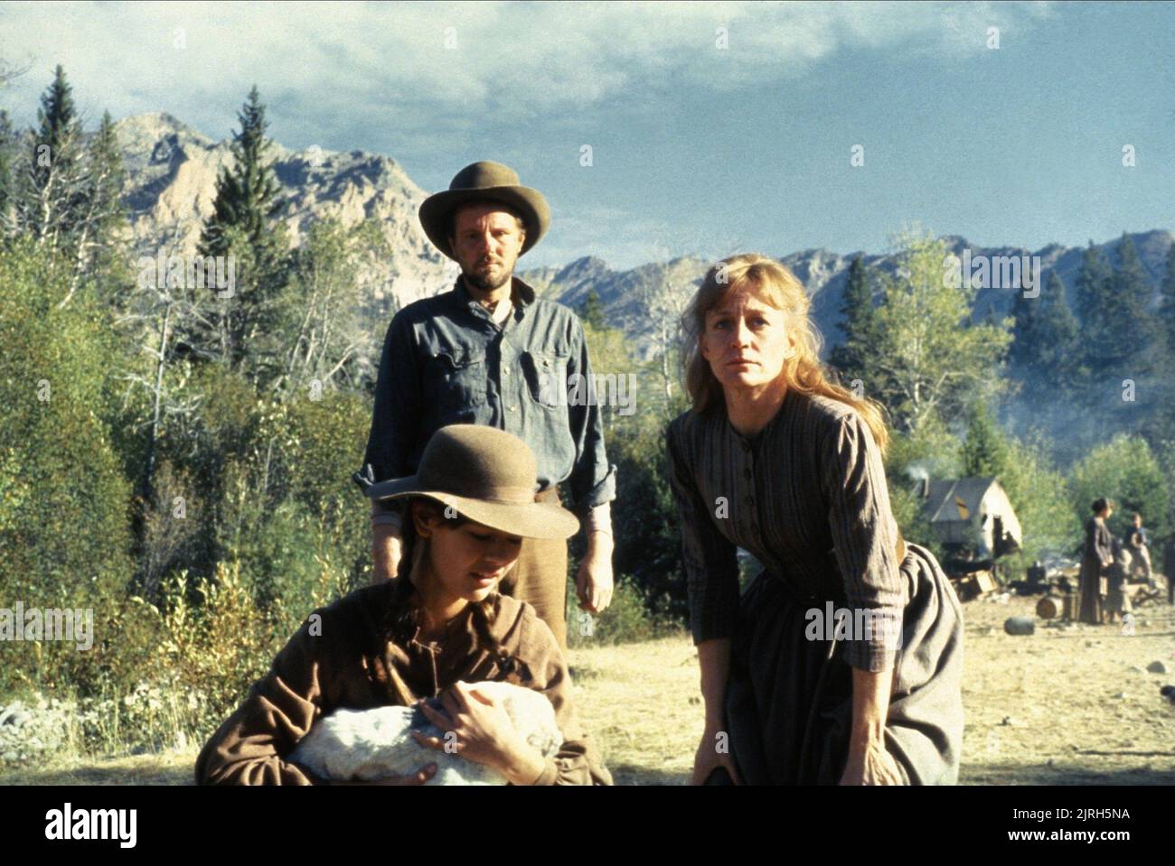 SYDNEY PENNY, Michael Moriarty, Carrie Snodgress, PALE Rider, 1985 Banque D'Images