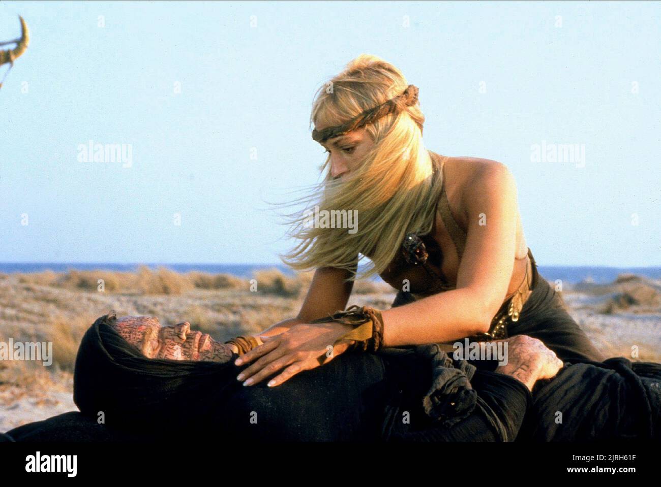 ARNOLD SCHWARZENEGGER, Sandahl Bergman, CONAN LE BARBARE, 1982 Banque D'Images