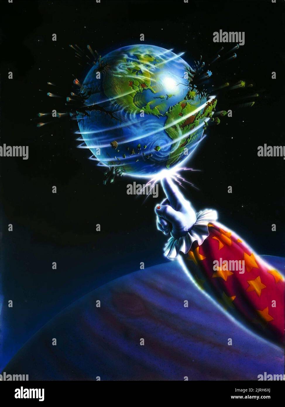 POSTER DE FILM, KLOWNS KILLER DE L'ESPACE, 1988 Banque D'Images