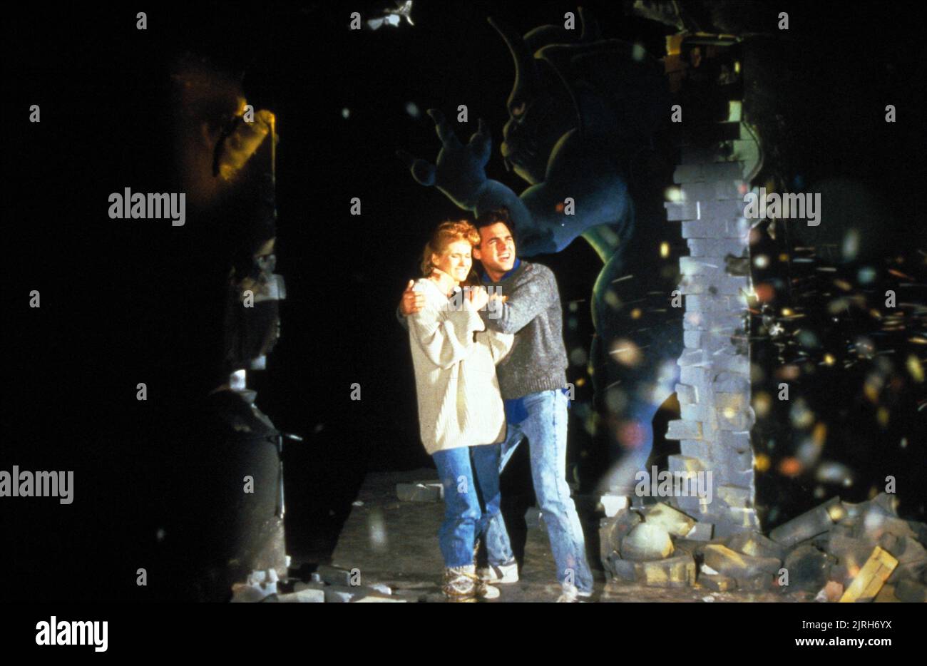 GRANT CRAMER, SUZANNE SNYDER, KILLER AAAHHH À PARTIR DE L'ESPACE, 1988 Banque D'Images