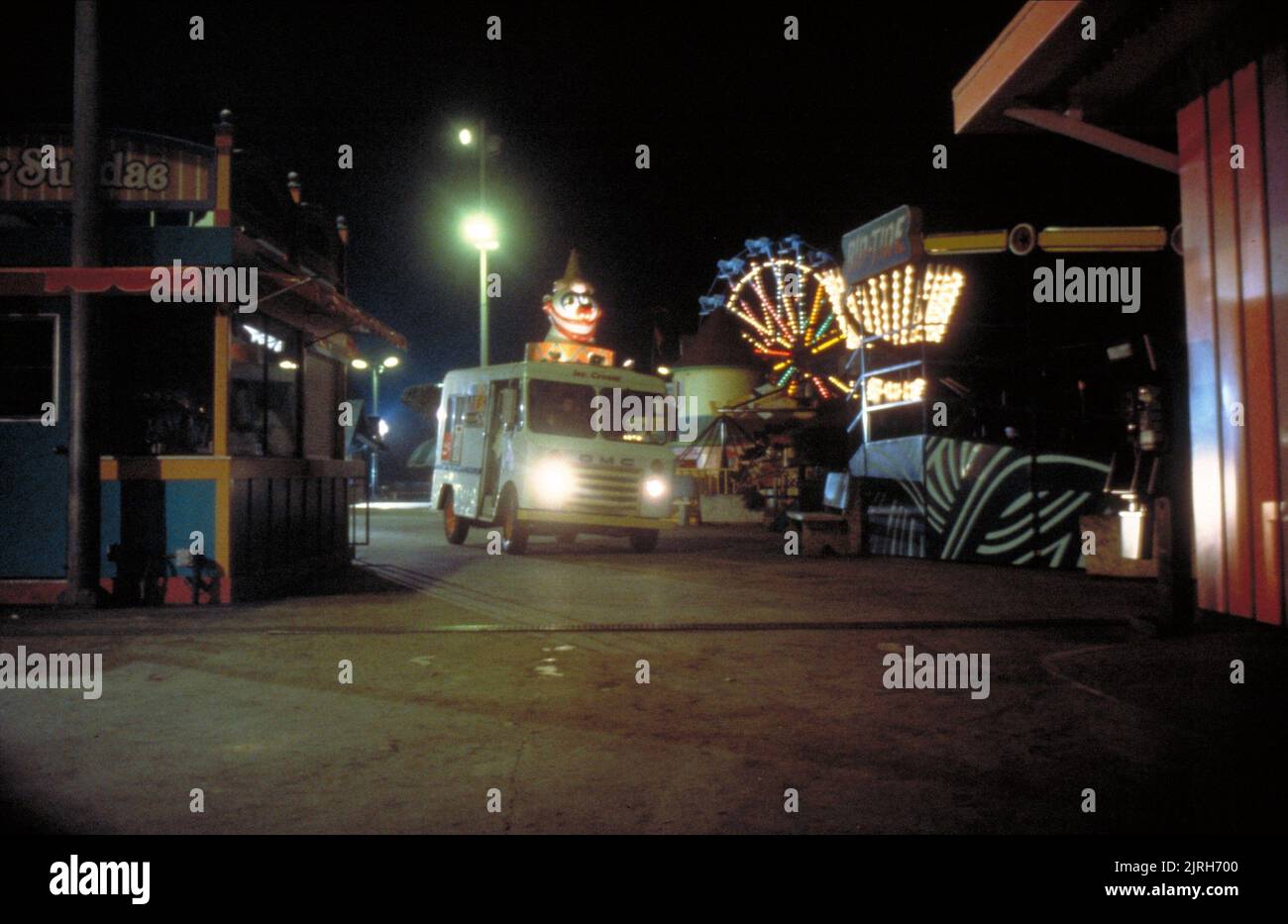 SCÈNE DE FILM, KLOWNS KILLER DE L'ESPACE, 1988 Banque D'Images