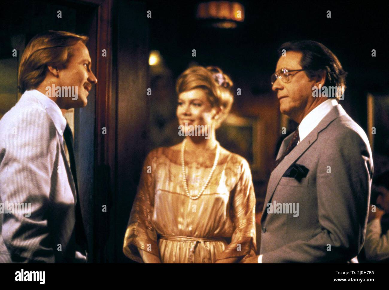 WILLIAM HURT, KATHLEEN TURNER, Richard CRENNA, LA CHALEUR DU CORPS, 1981 Banque D'Images