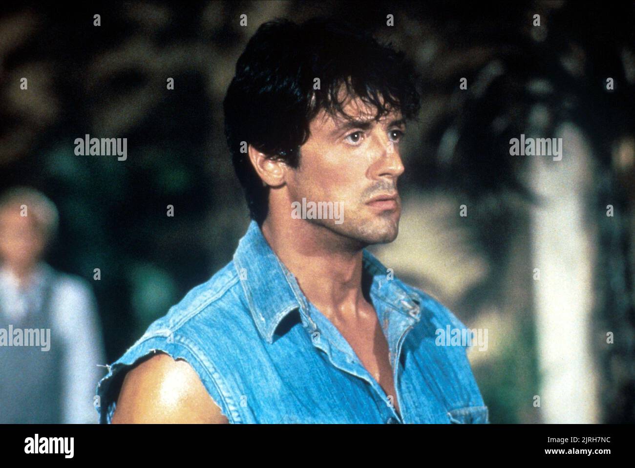 SYLVESTER STALLONE, AU SOMMET, 1987 Banque D'Images