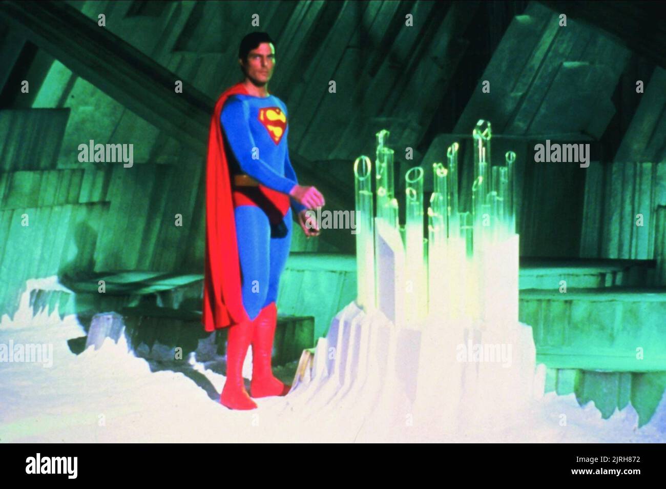 CHRISTOPHER REEVE, Superman IV : LA QUÊTE DE LA PAIX, 1987 Banque D'Images