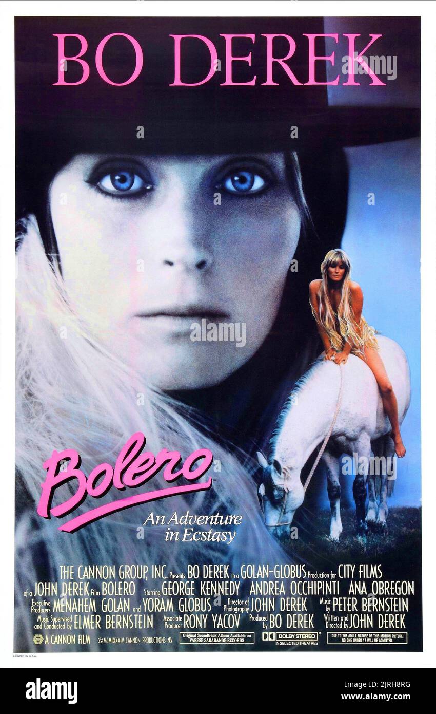 BO DEREK, BOLERO, 1984 Banque D'Images