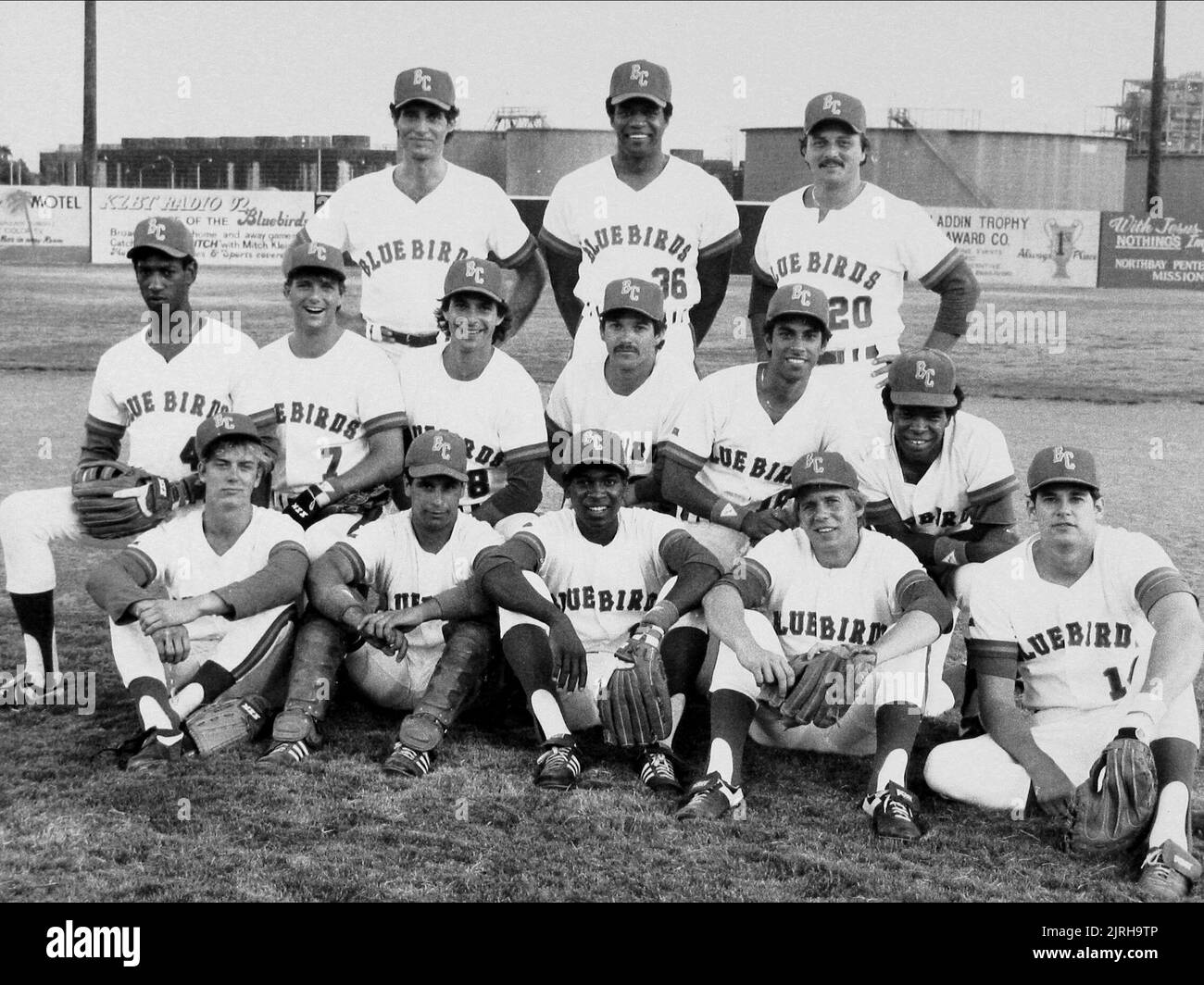 TUBB,SPIRIDAKIS,WILLIAMSON,LANG,MCCRACKEN,III,CASSIDY,OLIN,ANDERSON,VELEZ,JENKINS,NOURI,CASEY,FRANZ, BAY CITY BLUES, 1983 Banque D'Images