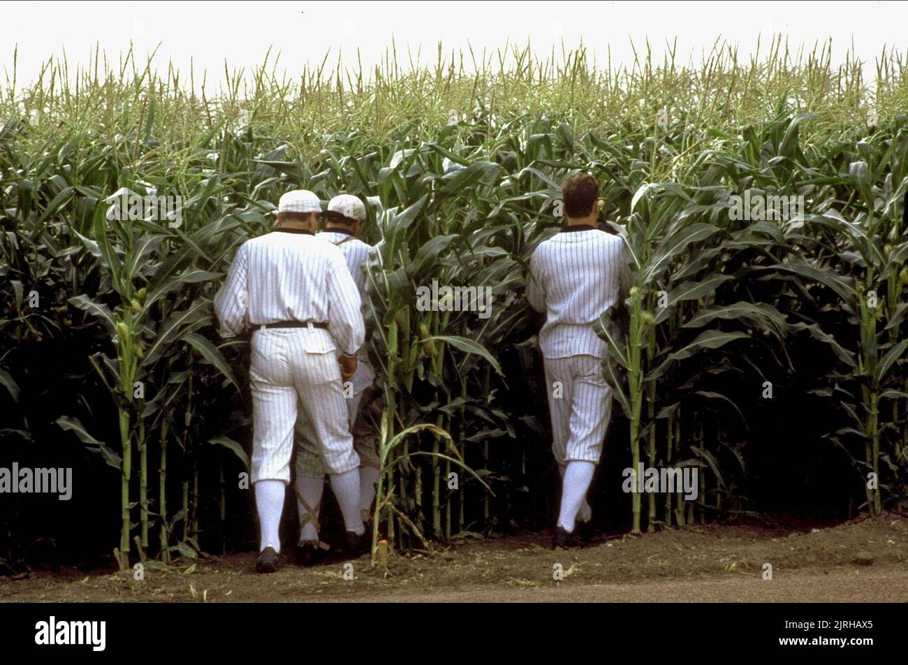 LES JOUEURS DE BASEBALL RETOURNENT AUX CHAMPS, CHAMP DE RÊVES, 1989 Banque D'Images