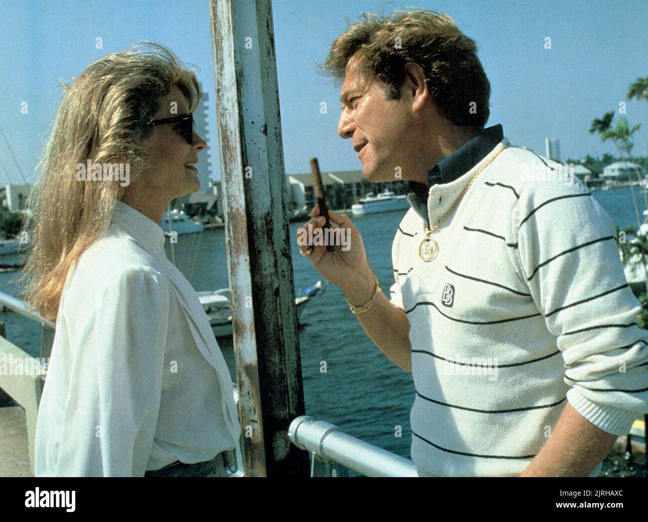 CANDICE BERGEN, GEORGE SEGAL, stick, 1985 Banque D'Images