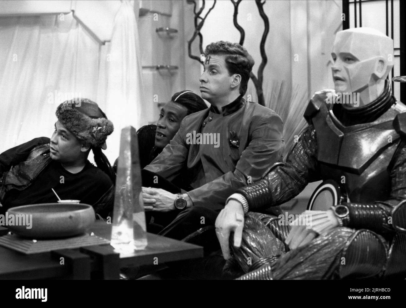 CRAIG CHARLES, DANNY JOHN JULES, CHRIS BARRIE, ROBERT LLEWELLYN, NAIN ROUGE, 1988 Banque D'Images