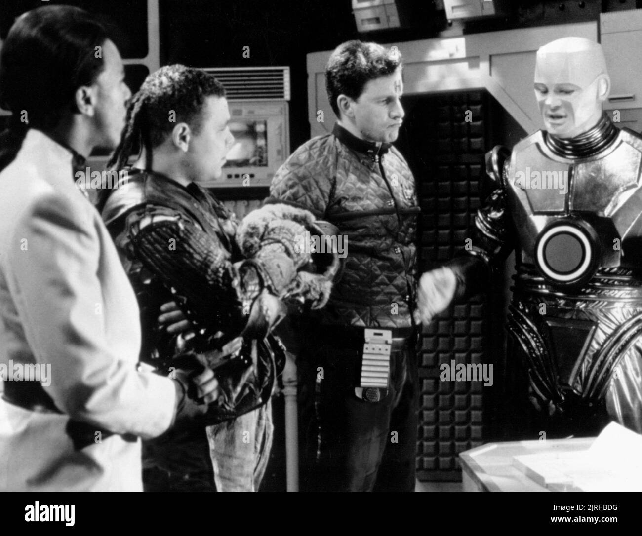 DANNY JOHN JULES, CRAIG CHARLES, CHRIS BARRIE, ROBERT LLEWELLYN, NAIN ROUGE, 1988 Banque D'Images