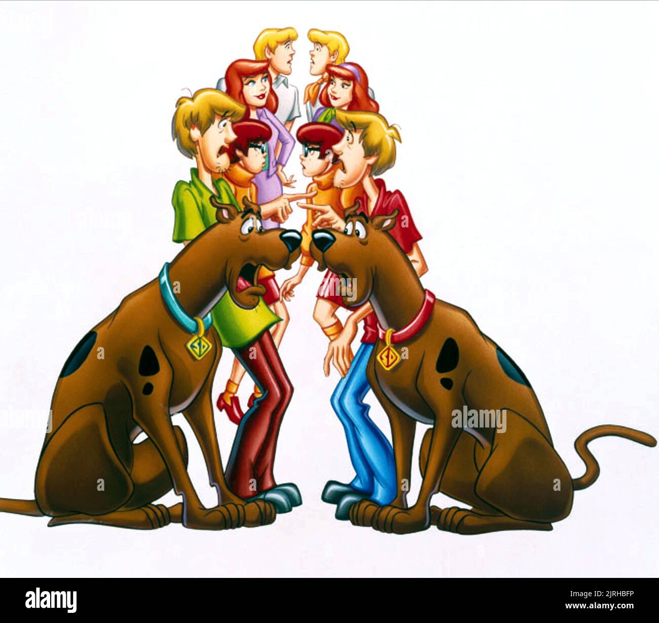 FRED, DAPHNÉ, Velma, shaggy, SCOOBY, SCOOBY-DOO, 1985 Banque D'Images