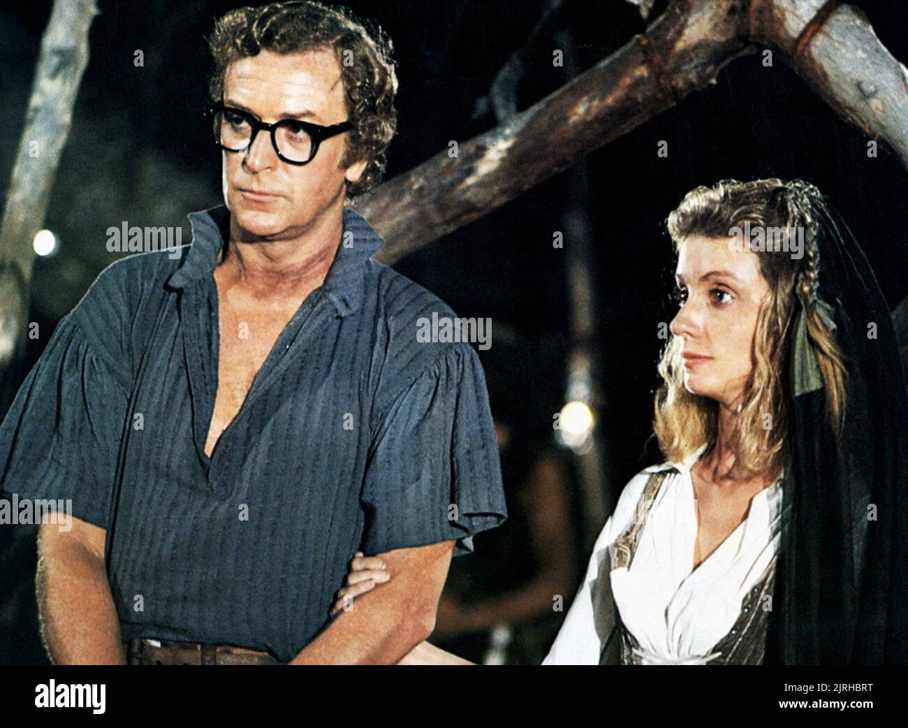 MICHAEL CAINE, ANGELA PUNCH MCGREGOR, l'île, 1980 Banque D'Images