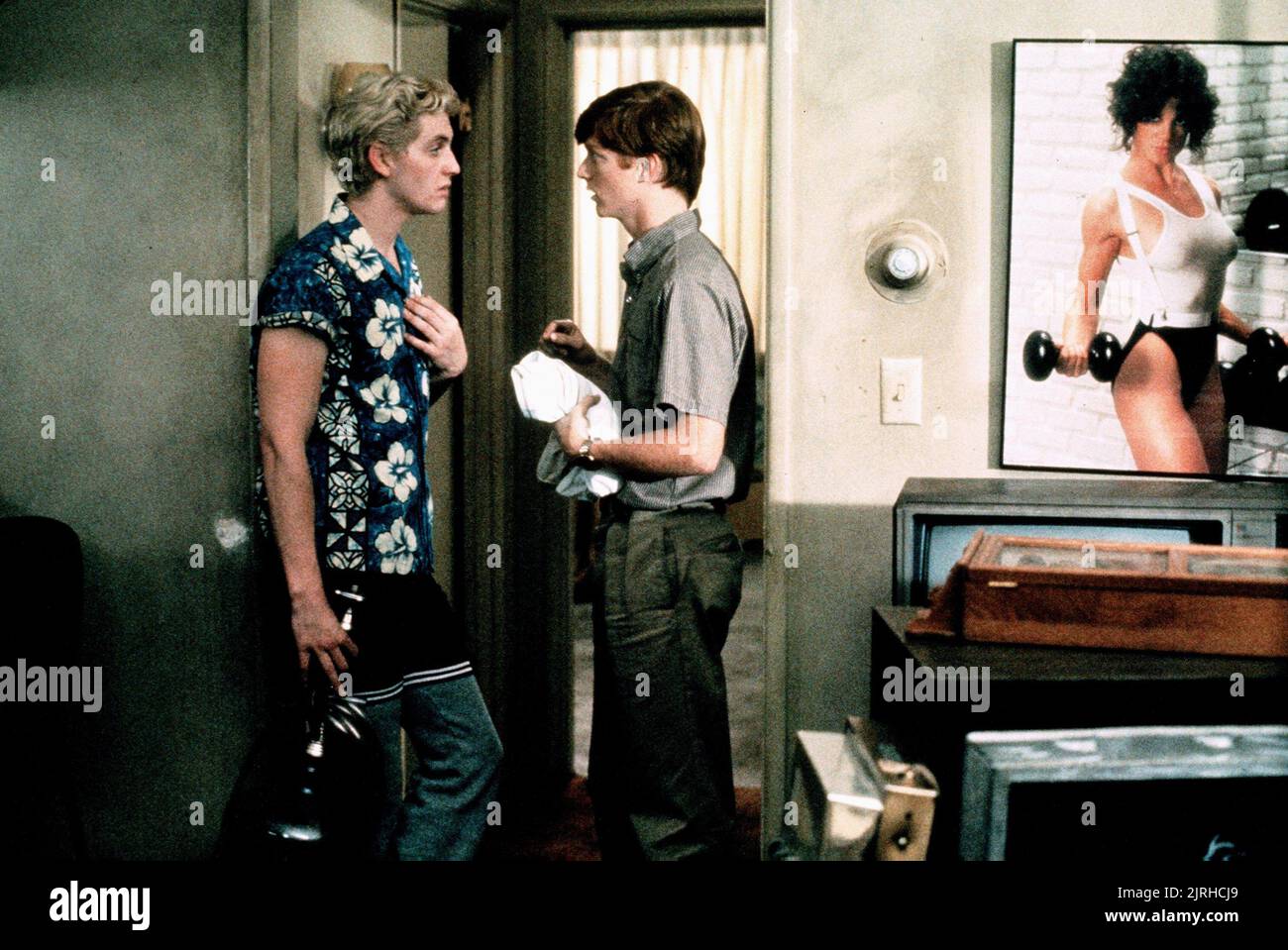 CHRIS PENN, ERIC STOLTZ, LA VIE SAUVAGE, 1984 Banque D'Images