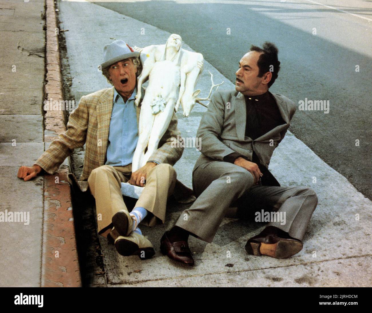 RICHARD MULLIGAN, Stuart Margolin, un beau gâchis, 1986 Banque D'Images