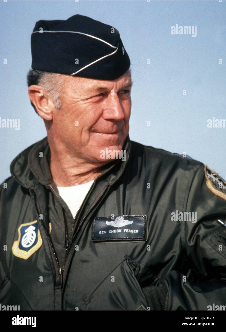 CHUCK YEAGER, LE BON TRUC, 1983 Banque D'Images