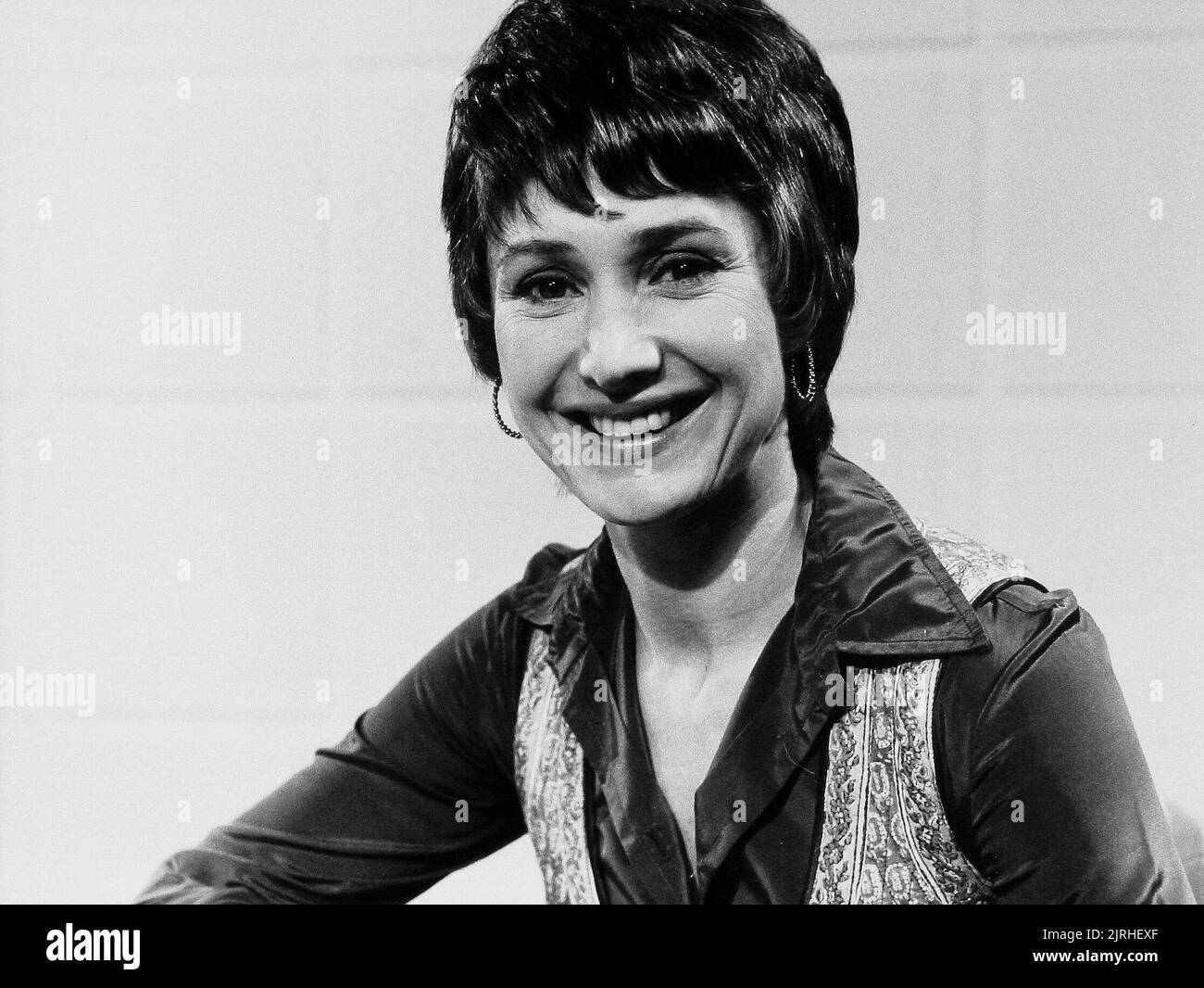 JAN LEEMING, présentateur de radio et lecteur, 1980 Banque D'Images