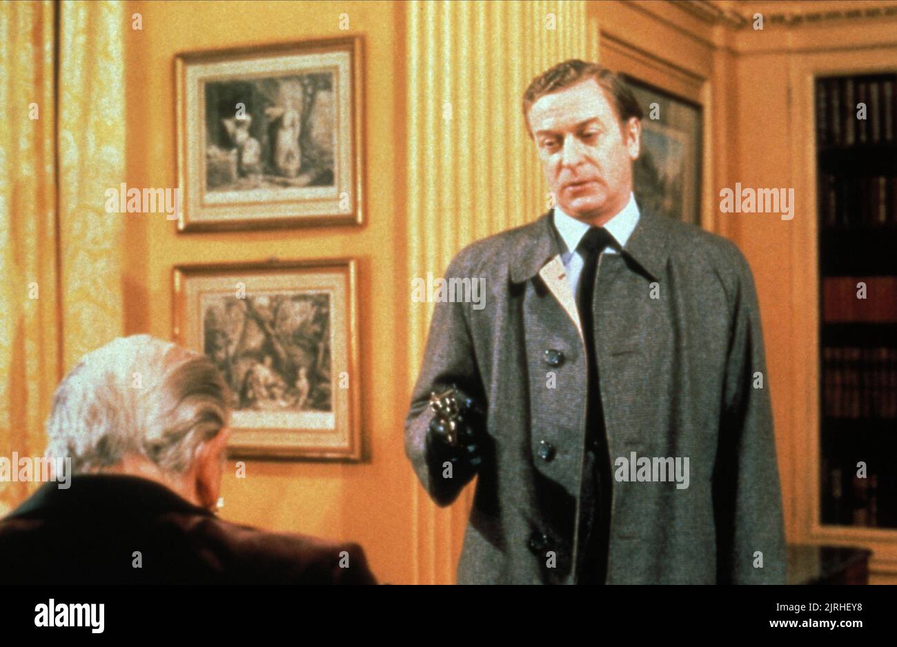 MICHAEL CAINE, L'HOMME, 1984 Puzzle Banque D'Images