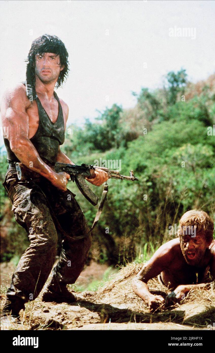 SYLVESTER STALLONE, Rambo : First Blood Part II, 1985 Photo Stock - Alamy