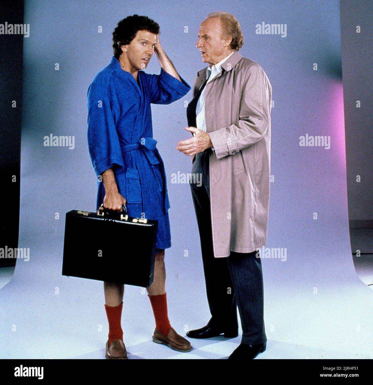 JOHN RUBINSTEIN, Jack Warden, fou comme un renard, 1984 Banque D'Images