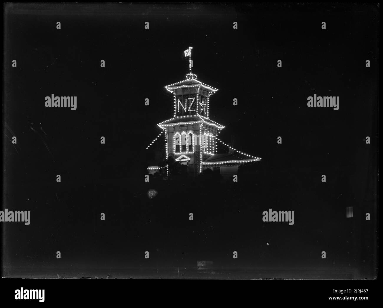 Dominion Day Turret, 25 septembre 1907, par Fred Brockett. Banque D'Images