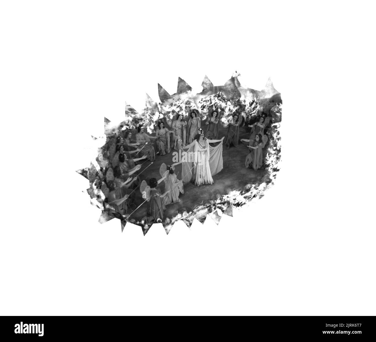 La voie de la lumière, Nouvelle-Zélande, par J.W. Chapman-Taylor. Banque D'Images