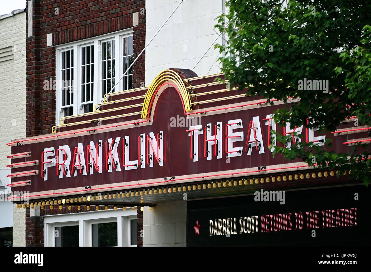 Historiches Franklin Theatre; Franklin, Tennessee, Vereinigte Staaten von Amerika Banque D'Images