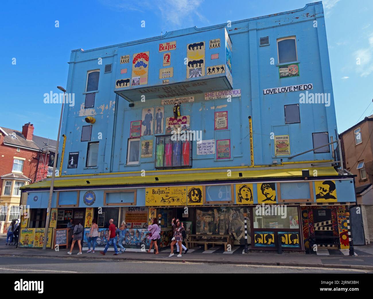 The Yellow Submarine Beatles bar - 9 Rigby Rd, Blackpool , Lancashire, Angleterre, Royaume-Uni, FY1 5DE Banque D'Images