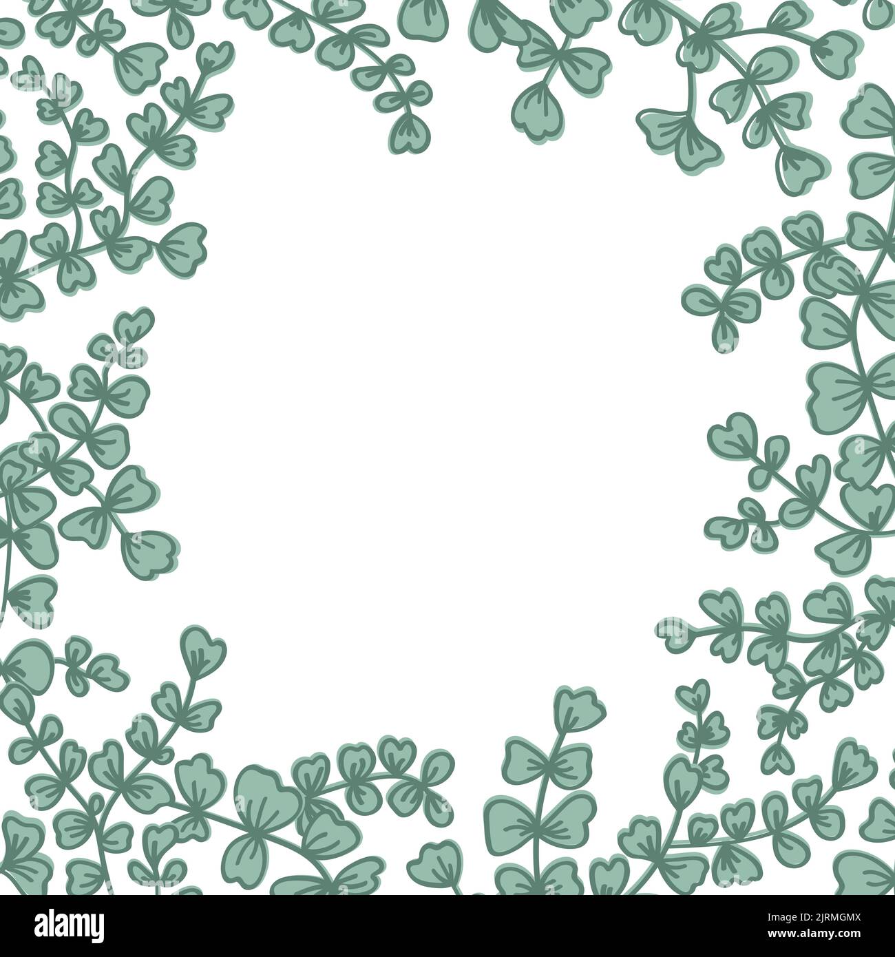 Cadre carré avec feuilles Adiantum sur blanc. Fond de fée à cinq doigts avec place pour le texte. Illustration de Vecteur Cadre carré avec feuilles Adiantum sur blanc. Fond de fée à cinq doigts avec place pour le texte. Illustration de Vecteur