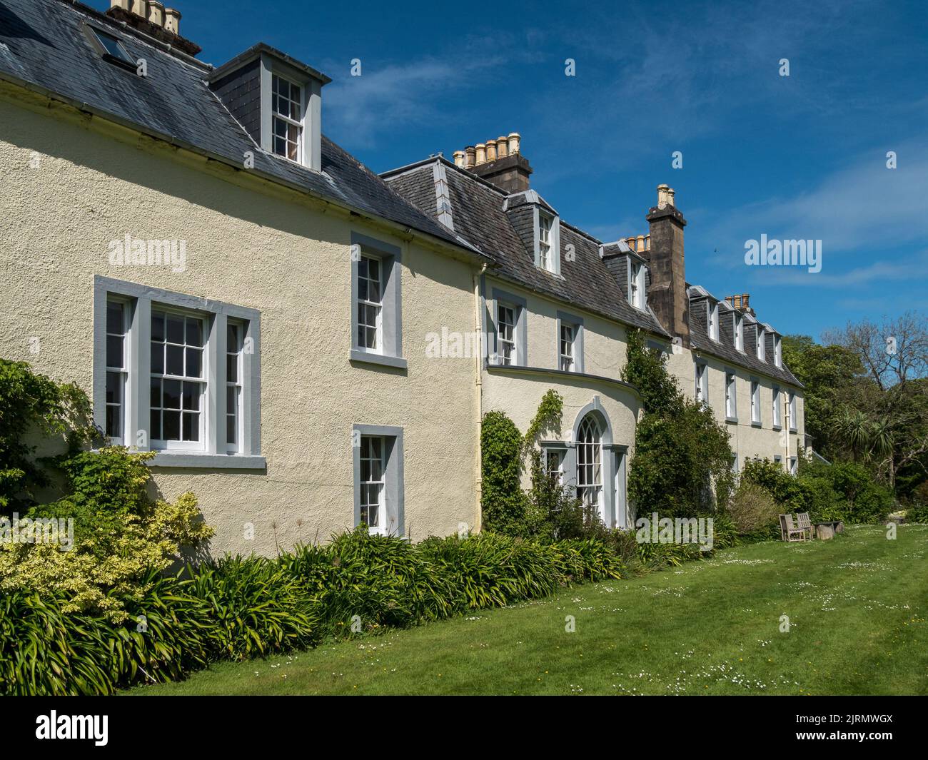 Colonsay House, Île de Colonsay, Écosse, Royaume-Uni. Banque D'Images
