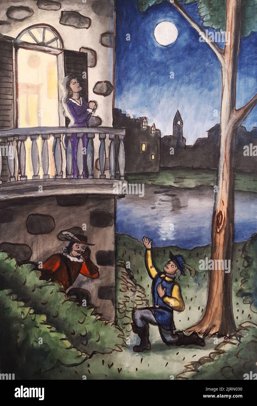 Cyrano de bergerac balcon Banque de photographies et d’images à haute