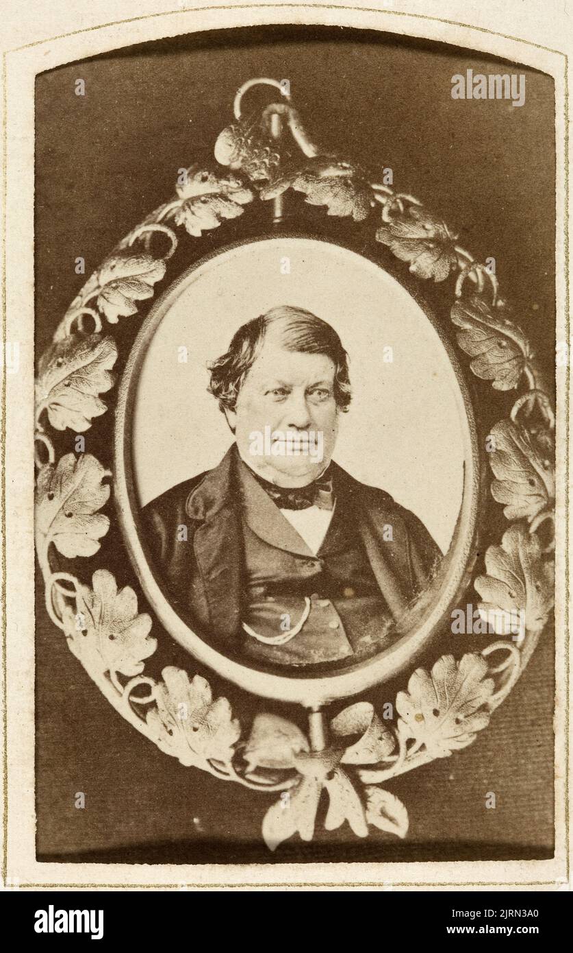 Mathew Muir, vers 1870, Dunedin, par J W Allen. Banque D'Images