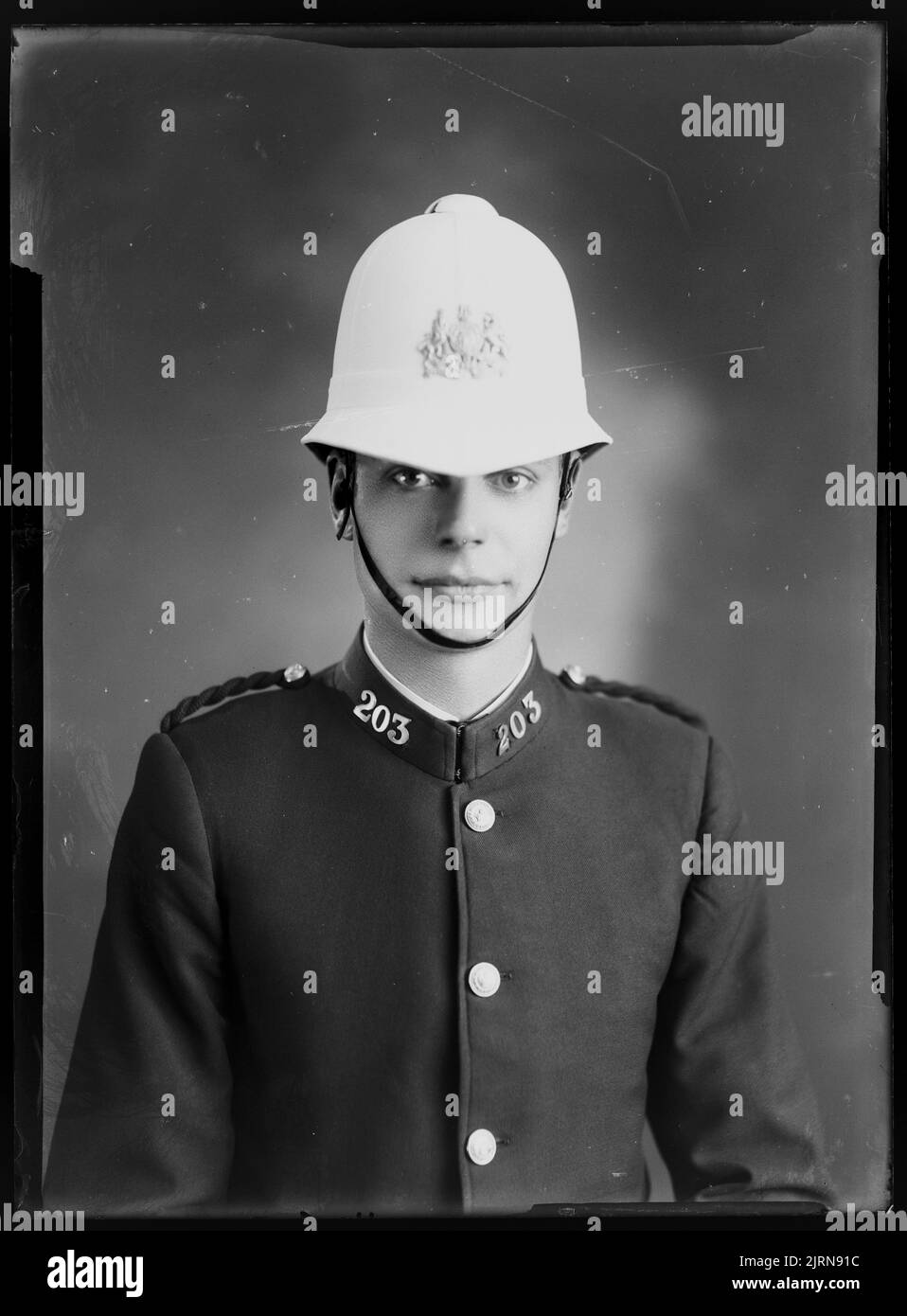 Constable Young 1/2 doz CAB, vers 1920, Wellington, par Berry & Co Banque D'Images