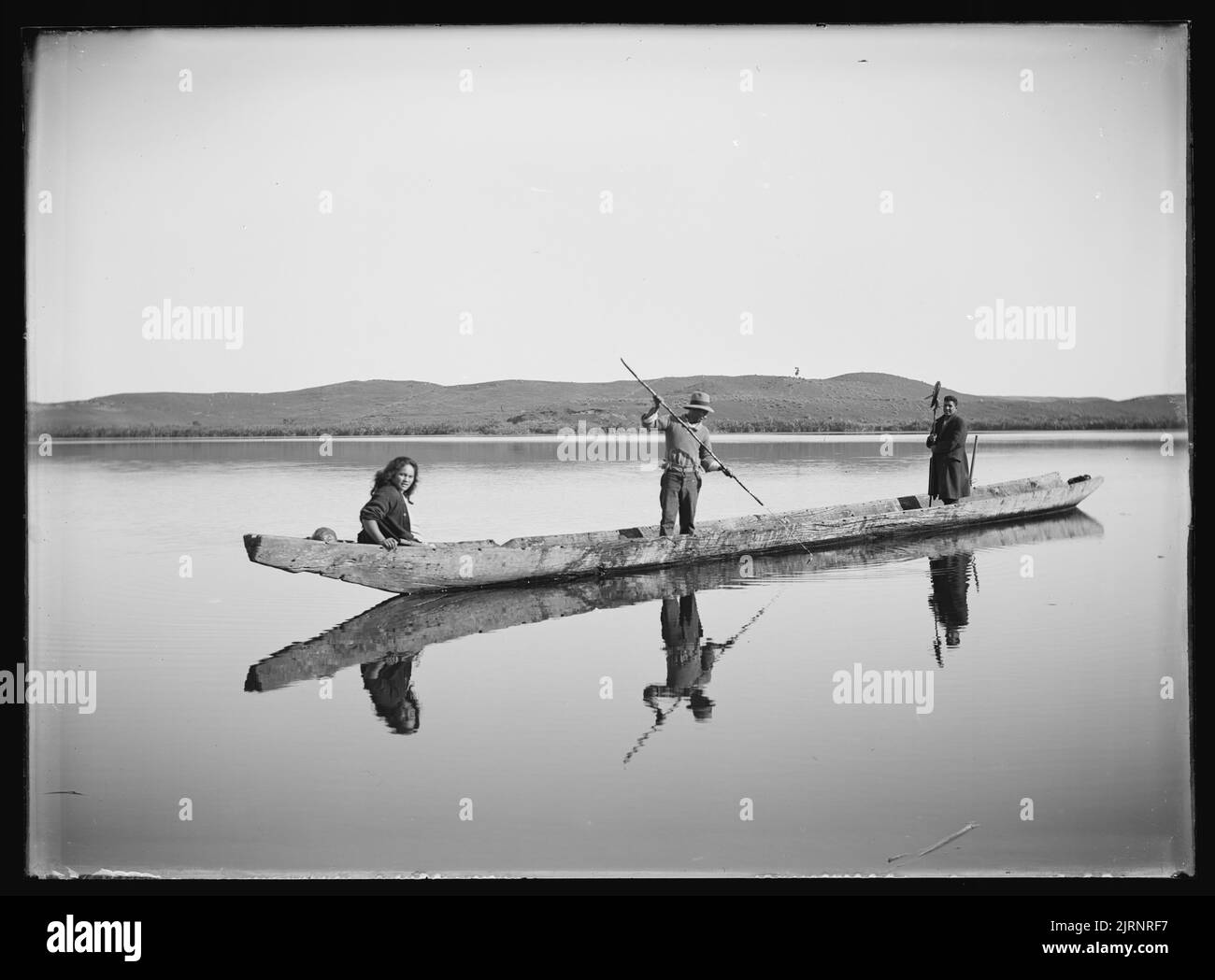 Lac Horowhenua - 1926, 1926, Île du Nord, par Leslie Adkin. Don de la famille G. L. Adkin, 1964. Banque D'Images