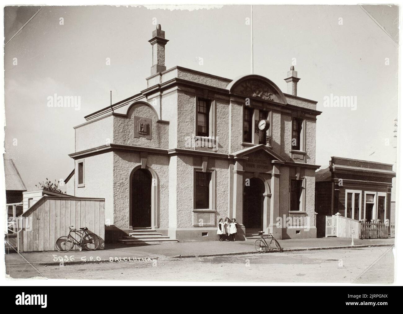 GPO, Balclutha, 1913, Balclutha, par Muir & Moodie. Banque D'Images