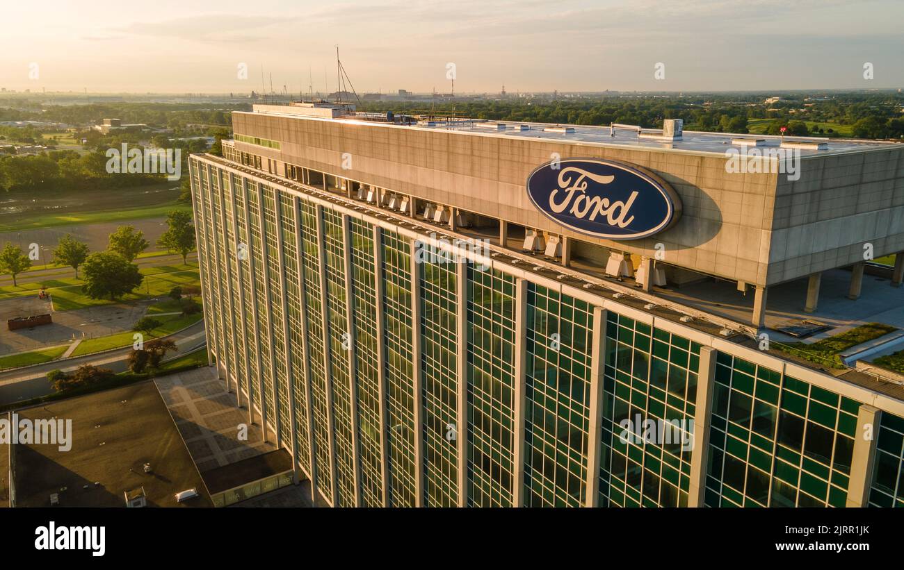 Ford Motor Company World Headquarters à Dearborn au Michigan Banque D'Images