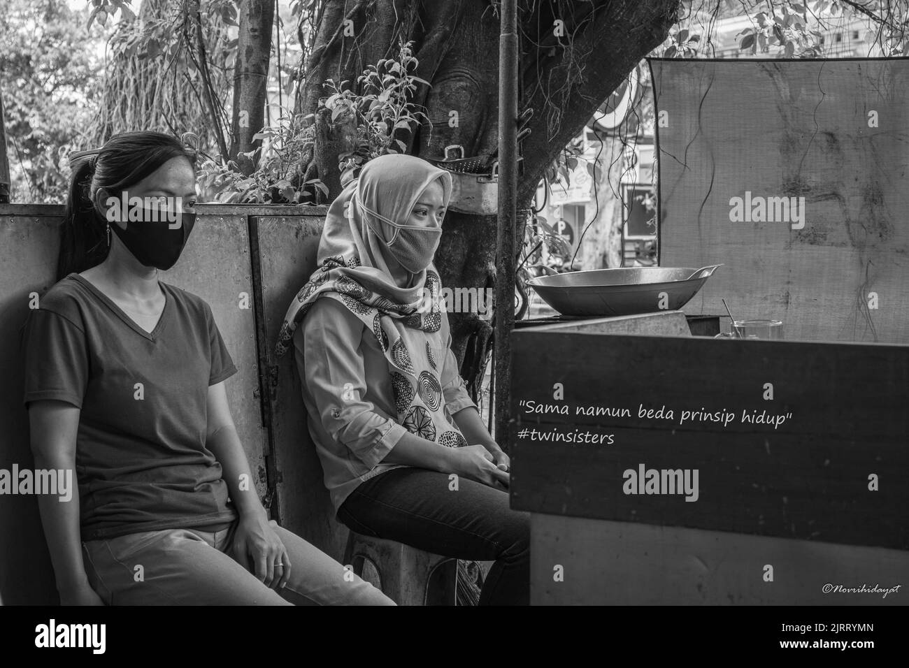 La vie à Jakarta Banque D'Images