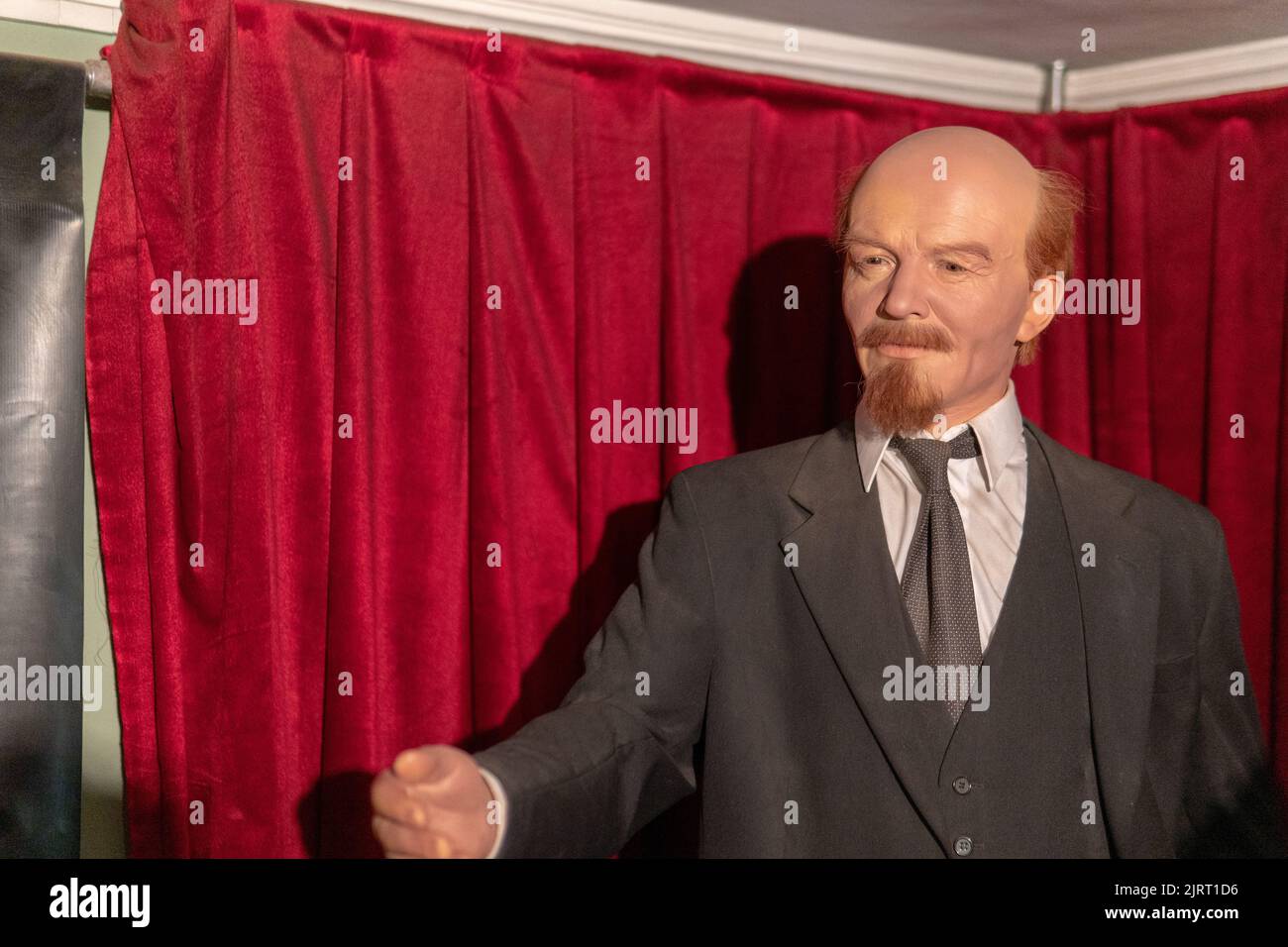 RUSSIE, PETERSBOURG - 19 AOÛT 2022 : dynastie lénine russie petersbourg saint-pétersbourg musée de cire 1, concept de dirigeant fort pour saint pour trubetskoy juillet, tour Banque D'Images