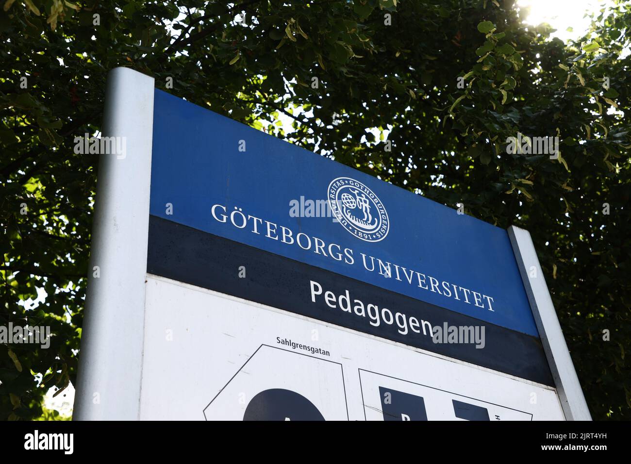 L'Université de Göteborg, Pedagogen, (en suédois: Göteborgs Universitet) dans la ville de Gotheburg, Suède. Banque D'Images