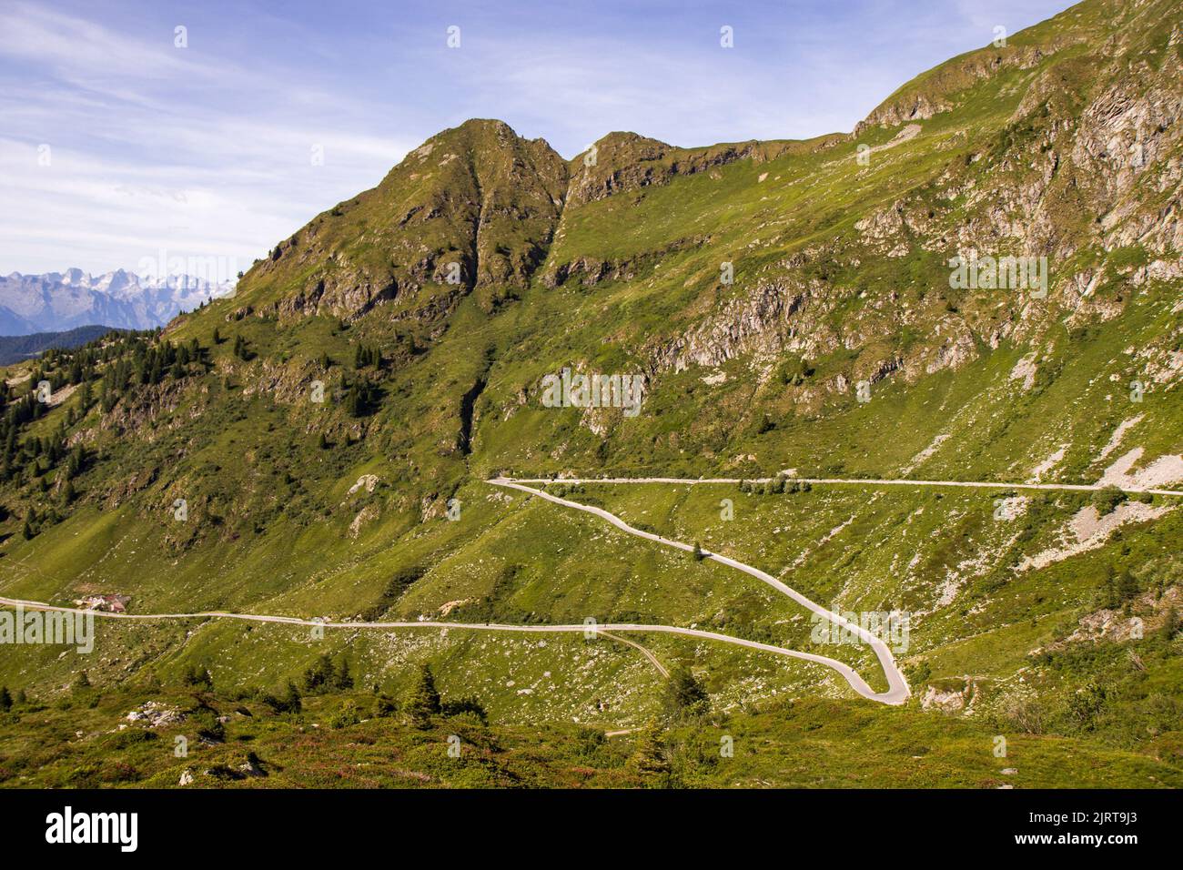 La vue magnifique sur le col de San Marco Banque D'Images