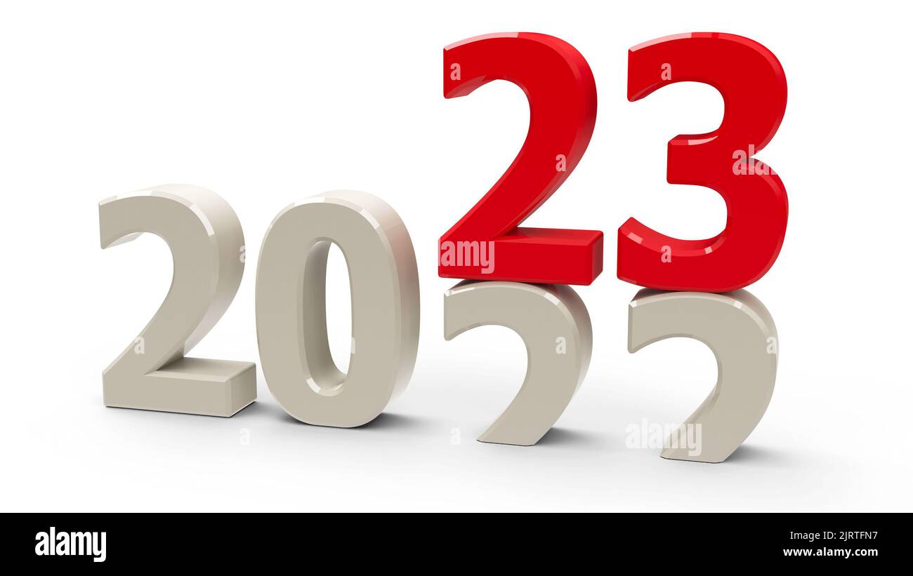 Año 2022 Y 2023 Year 2023 Banque de photographies et d'images à haute résolution - Alamy