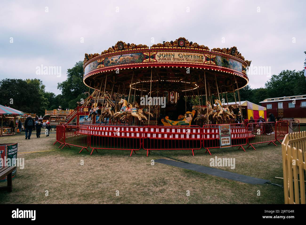 Carters Vintage Funfair à Bath Victoria Park (Aug22) Banque D'Images