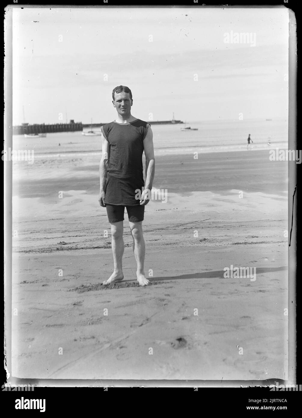 Nous nous baignons, 19 décembre 1915, sur l'île du Nord, par Leslie Adkin. Don de la famille G. L. Adkin, 1964. Banque D'Images