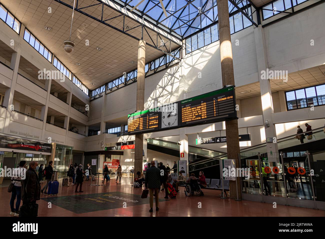 Ciudad Real, Espagne. L'Estacion de Ciudad Real (gare de Ciudad Real), gare principale de la ville, située sur la ligne DE train à grande vitesse AVE Banque D'Images