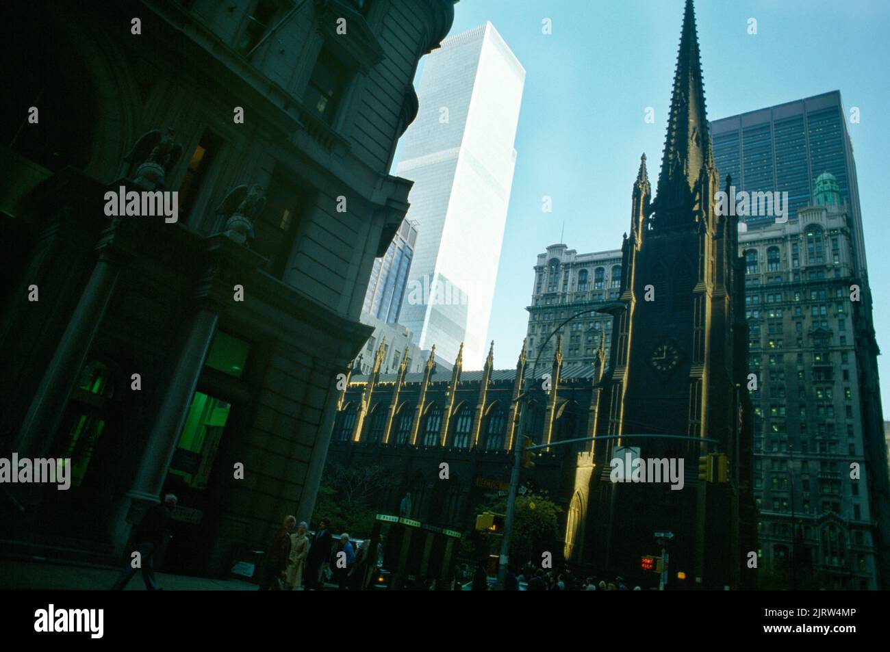 Manhattan New York USA Trinity Church Banque D'Images