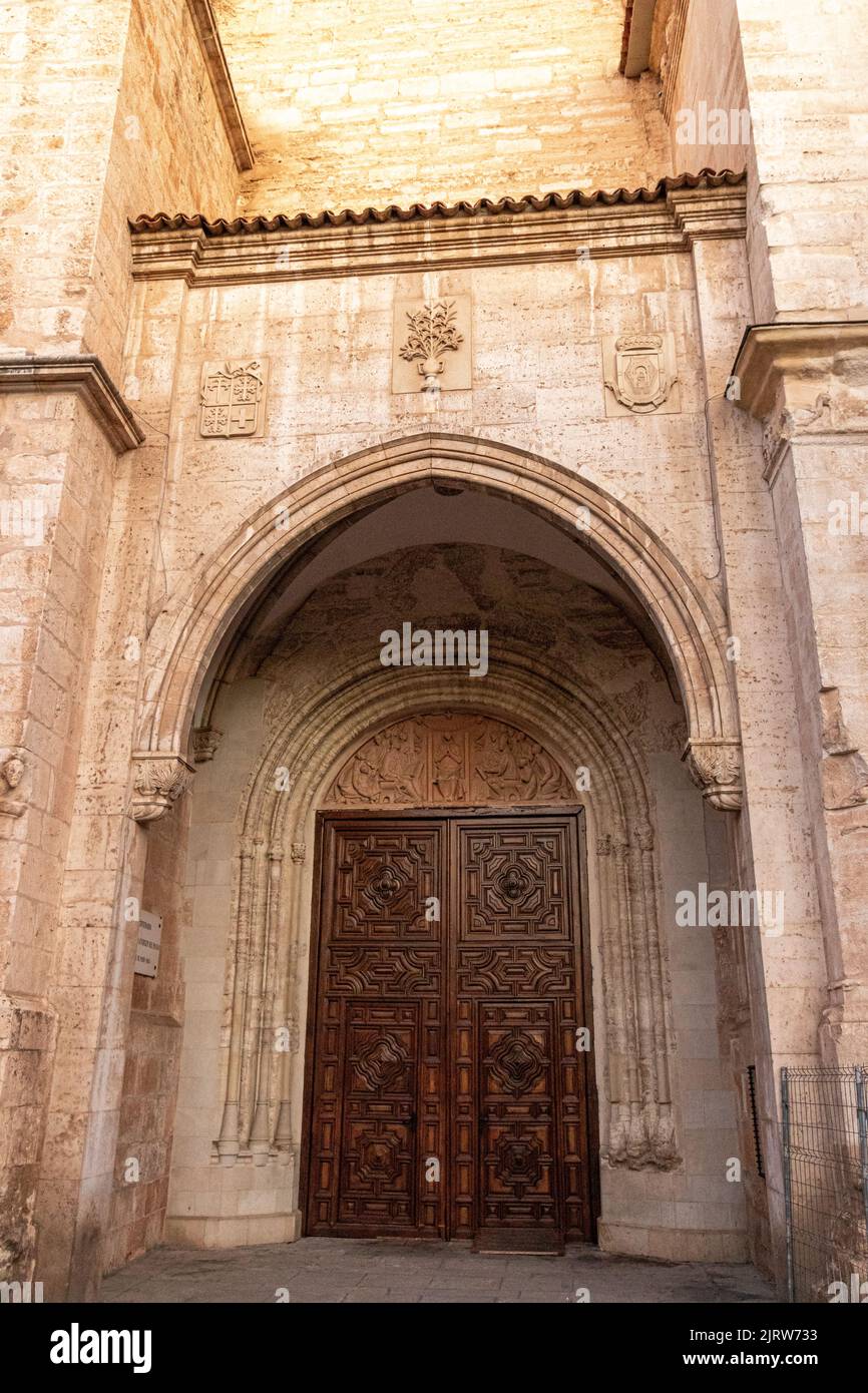 Ciudad Real, Espagne. La Catedral de Nuestra Senora del Prado (notre Dame Sainte Marie de la Cathédrale du Prado), un temple gothique Banque D'Images