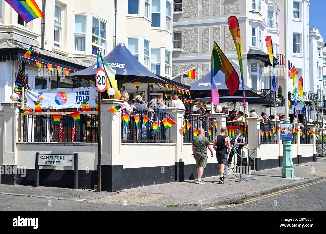 Le bar et club Legends sur le front de mer de Brighton, Royaume-Uni Banque D'Images