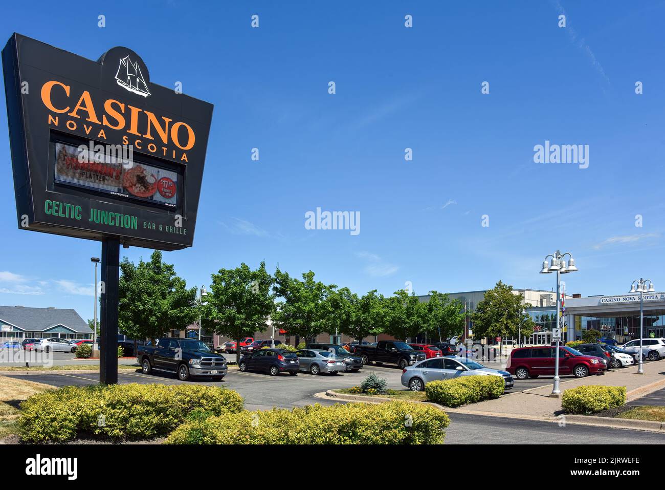 Sydney, Canada - 6 août 2022 : Casino Nouvelle-Écosse le casino de Sydney, une sœur de l'autre casino de la Nouvelle-Écosse à Halifax. Il a ouvert en 1995 et a été construit un Banque D'Images