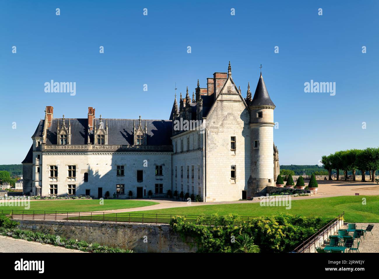 Château d'Amboise France. Banque D'Images